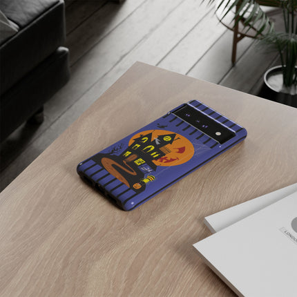 Halloween Night at the Haunted House Phone Cases