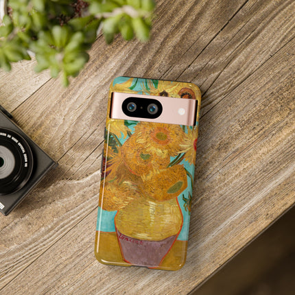 Vase with Twelve Sunflowers by Vincent Van Gogh Phone Cases