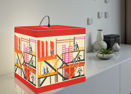 Maquettes de Théatre 4 by Alexandra Exter Light Cube Lamp