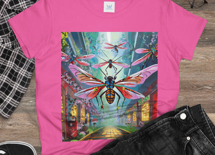 Neon Swarm Cotton Tee