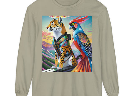 Cybernetic Duets Garment-dyed Long Sleeve T-Shirt