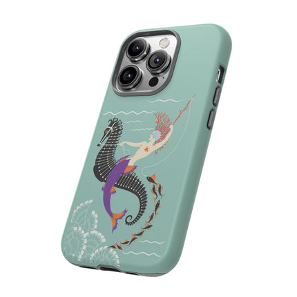 Mermaid on Seahorse Phone Case – Mythic Ocean Grace