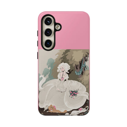 Rococo Garden Reader Phone Case – Whimsical Elegance & Timeless Charm