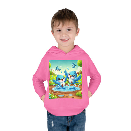 Bluebird Playtime Toddler Pullover Fleece Hoodie