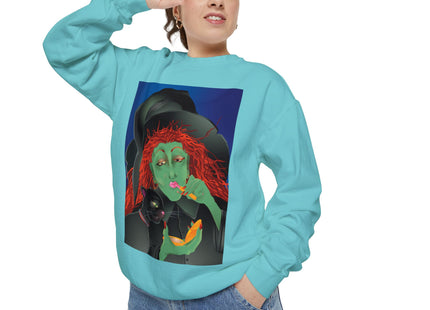 Mirror, Mirror A Witch's Touch Unisex Garment-Dyed Sweatshirt