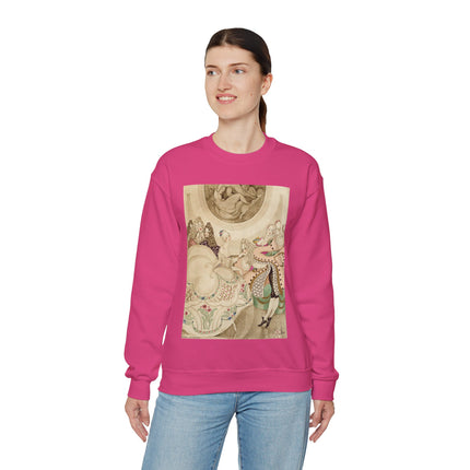 Sur talons rouges (On Red Heels) pl 01 by Gerda Wegener Heavy Blend™ Crewneck Sweatshirt