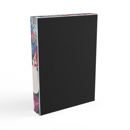 🌸💎 The Garden Of Little Treasures Acrylic Art Block – Art Deco Floral Elegance