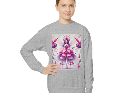 Fuchsia Fairy Youth Crewneck Sweatshirt