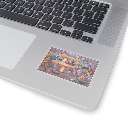 A Fairy's Whimsical Tea Party Kiss-Cut Stickers (4 Sizes)