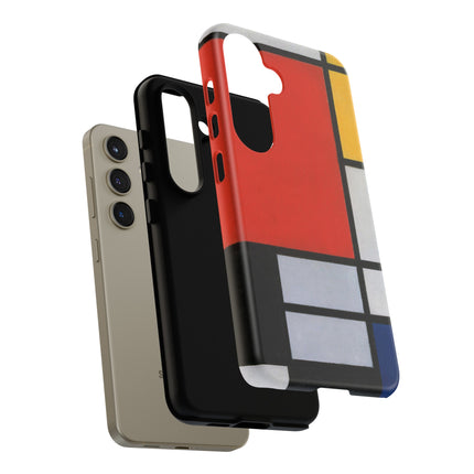 Composition with Red, Yellow, Blue, and Black by Piet Mondrian Phone Cases
