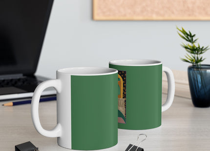May & Emerald (from the Gem Series) by Sofia Chiostri Ceramic Mug 11oz
