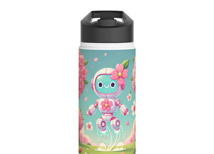 Sakura Sentinel Stainless Steel Water Bottle, Standard Lid