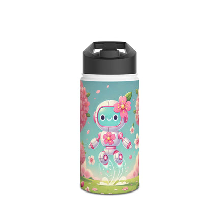 Sakura Sentinel Stainless Steel Water Bottle, Standard Lid