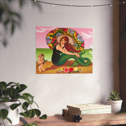 Siren Serenade Premium Matte horizontal posters