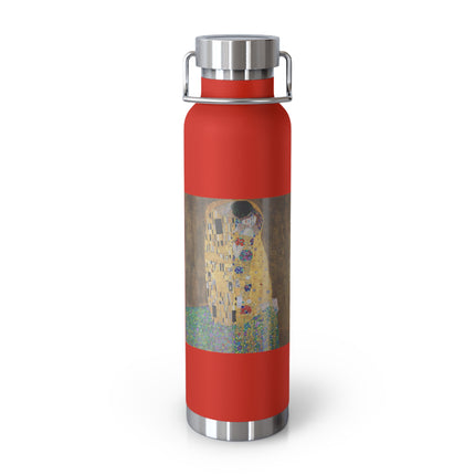 The Kiss by Gustav Klimt Copper Vacuum Insulated Bottle, 22oz