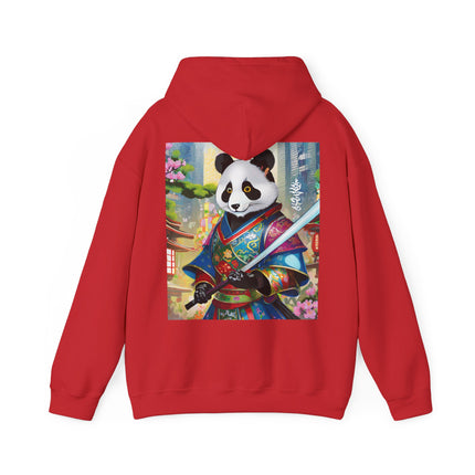 Cyberpunk Samurai Panda – Heavy Blend™ Hooded Sweatshirt