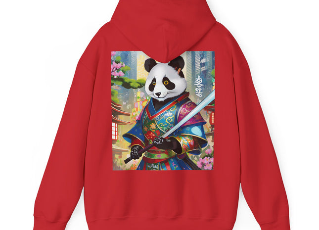 Cyberpunk Samurai Panda – Heavy Blend™ Hooded Sweatshirt