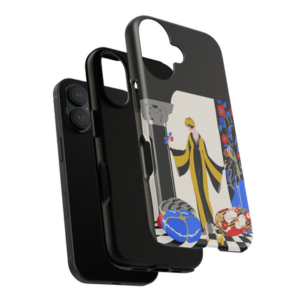 Art Deco Flapper in Yellow Robe Phone Case – Elegant Glamour & Exotic Charm