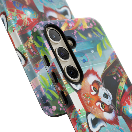 Cybernetic Red Panda Phone Cases