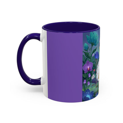 The Ladies Of The Moonlit Garden Colorful Mugs – Art Deco Floral Elegance