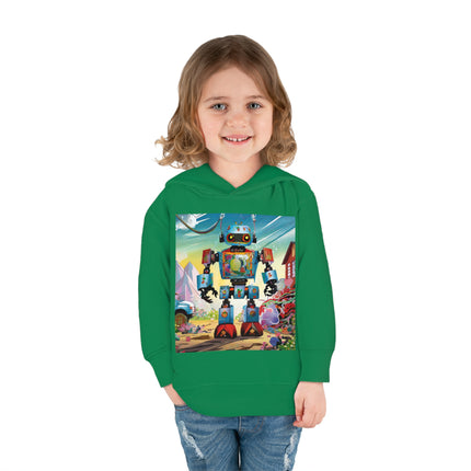 The Rusty Robot Toddler Pullover Fleece Hoodie