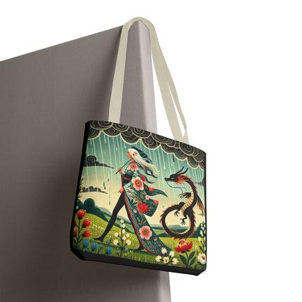 The Dragon Fairy’s Stride Tote Bag – Grace, Strength & Mythic Adventure