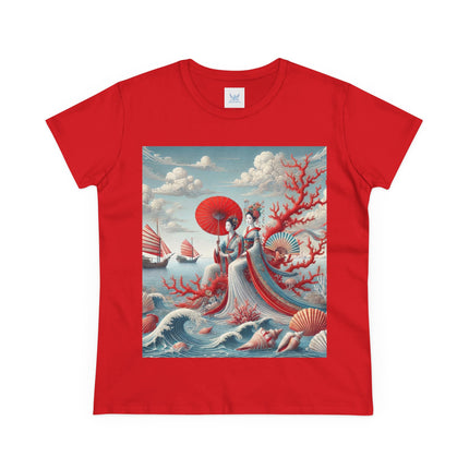 Ladies by the Quiet Sea Cotton Tee