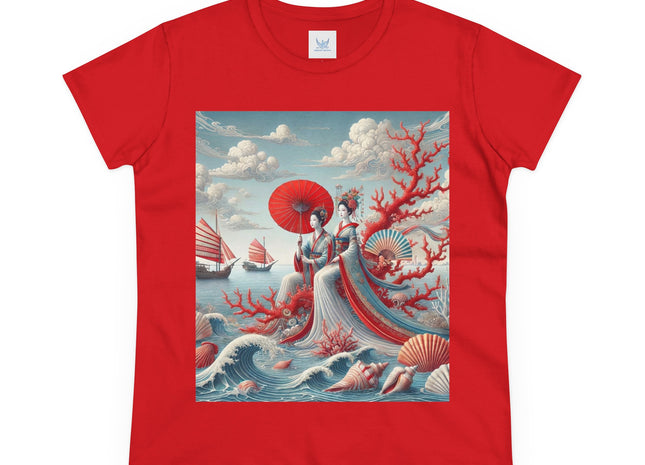 Ladies by the Quiet Sea Cotton Tee