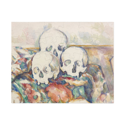 The Three Skulls by Paul Cézanne Puzzle (30, 110, 252, 500-Piece)
