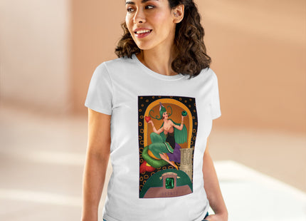 May & Emerald (from the Gem Series) by Sofia Chiostri Women's Midweight Cotton Tee