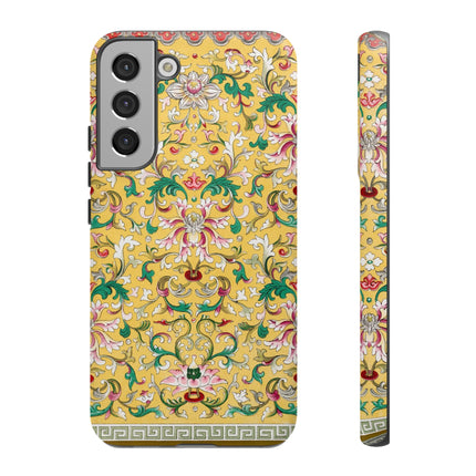 Yellow Botanical Pattern by Owen Jones Phone Cases