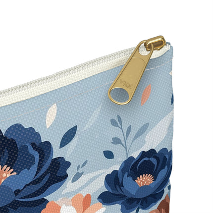 ☂️🌺 The Lady Of The Traveling Garden Accessory Pouch – Art Deco Floral Adventure