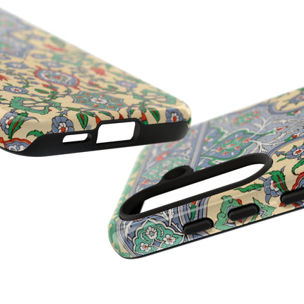 Arabic Art Pattern, Plate by Emile Prisse d’Avennes Phone Cases