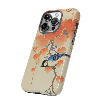 Japanese Bird and Branch by Ohara Koson Phone Cases