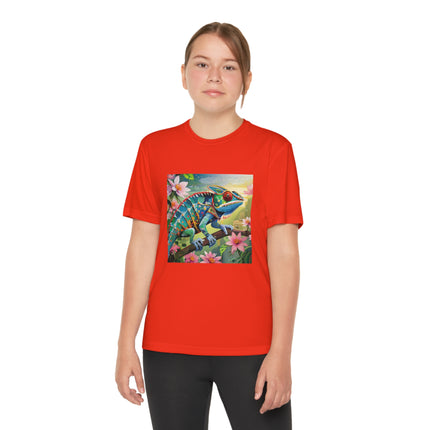 Camouflage Chameleon Youth Competitor Tee