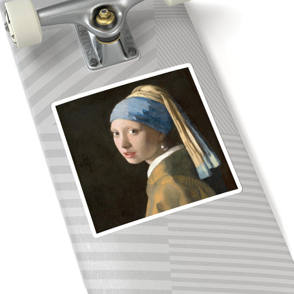 Girl with a Pearl Earring by Johannes Vermeer Kiss-Cut Stickers (4 Sizes)