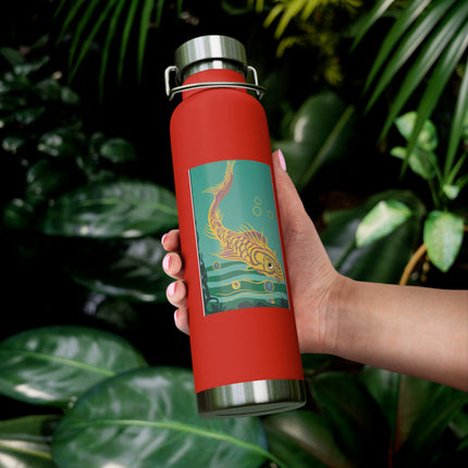 Golden Serenity Copper Vacuum Insulated Bottle, 22oz