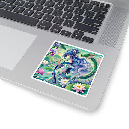 Fairy of the Koi Pond Kiss-Cut Stickers (4 Sizes)