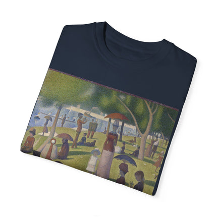 A Sunday on La Grande Jatte by Georges Seurat Unisex Garment-Dyed T-shirt