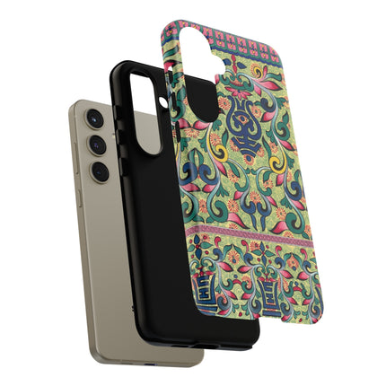 Colorful Flower Pattern by Owen Jones Phone Cases