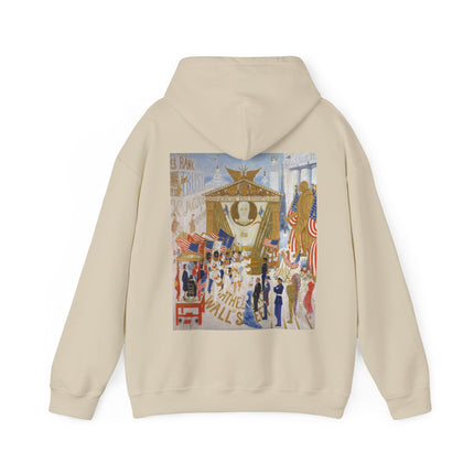 The Cathedrals of Wall Street by Florine Stettheimer Heavy Blend™ Hooded Sweatshirt