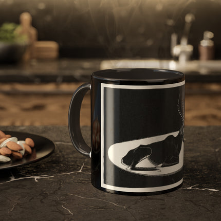 “Goat” (“Blesbok”) by Samuel Jessurun de Mesquita Colorful Mugs, 11oz