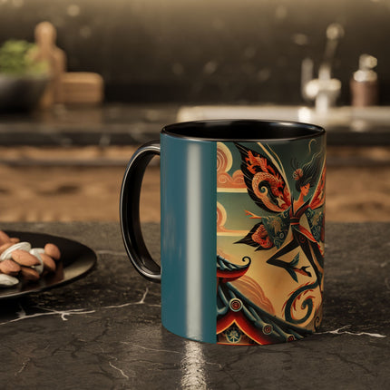 Dragon Fairy of the Temple Colorful Mugs (11oz, 15oz)