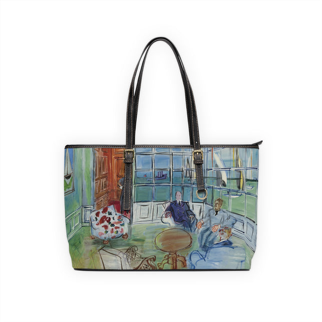 James Duncan by Raoul Dufy PU Leather Shoulder Bag