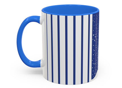 Snowman in Falling Snow Colorful Mugs (11oz, 15oz)