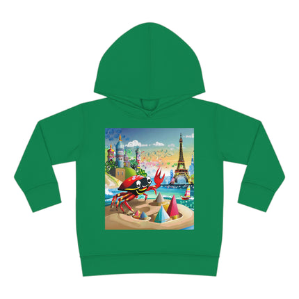 Crab Architect Toddler Pullover Fleece Hoodie