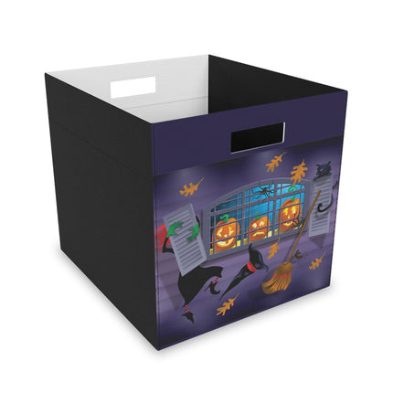 Whimsical Halloween Mischief Felt Storage Box