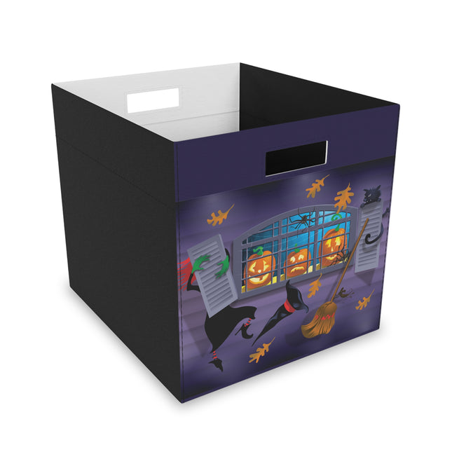 Whimsical Halloween Mischief Felt Storage Box