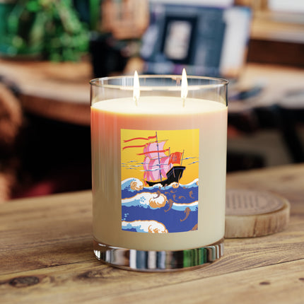 Golden Seas and Whimsical Dreams Scented Candle - Full Glass, 11oz