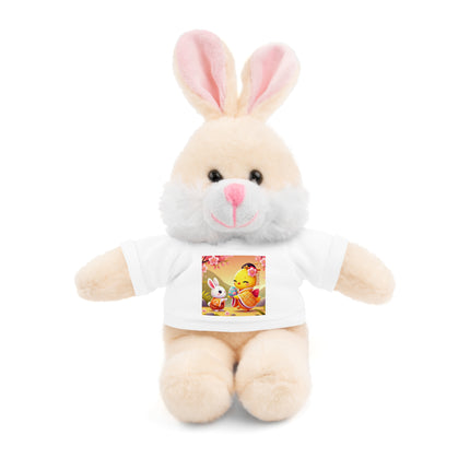 Whimsical Springtime Exchange Stuffed Animals with Tee